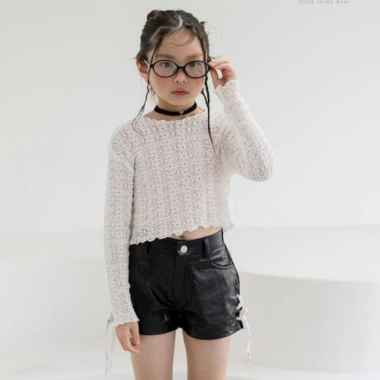 MG-ZC014 白色蕾絲可內搭可單穿上衣