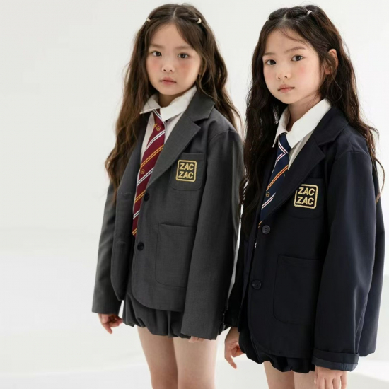MG-ZC013 學院風西裝外套+南瓜裙